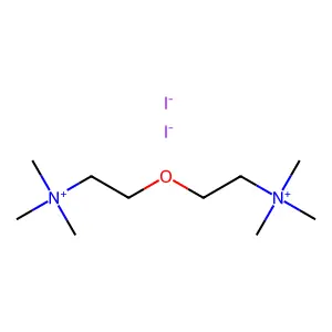 2,2'-Oxybis(N,N,N-trimethylethan-1-aminium) diiodide structure