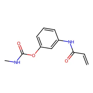 [3-(prop-2-enoylamino)phenyl] N-methylcarbamate structure