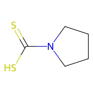 吡咯烷二硫代甲酸 structure