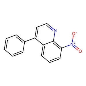8-Nitro-4-phenylquinoline structure