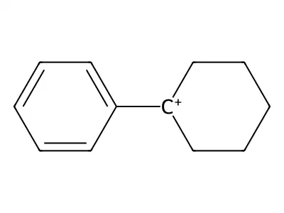 Cyclohexylium, 1-phenyl- structure