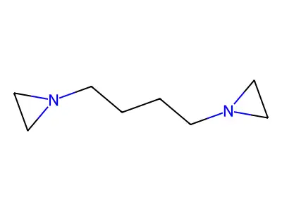Aziridine, 1,1'-(1,4-butanediyl)bis- structure