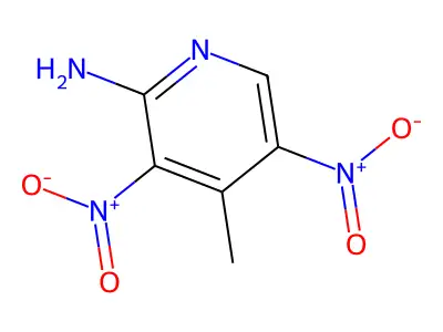 4-Methyl-3,5-dinitropyridin-2-amine structure