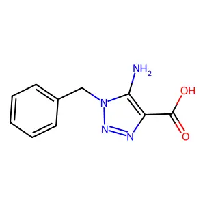 5-amino-1-benzyl-1H-1,2,3-triazole-4-carboxylic acid structure