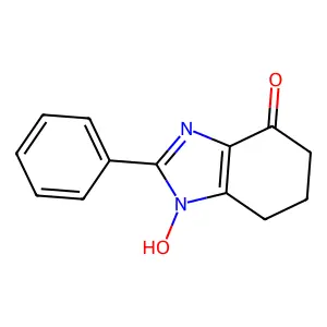 1-hydroxy-2-phenyl-1,5,6,7-tetrahydro-4H-benzimidazol-4-one structure