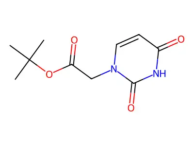 tert-Butyl uracil-1-ylacetate structure