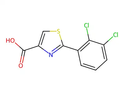 2-(2,3-dichlorophenyl)-1,3-thiazole-4-carboxylic Acid structure