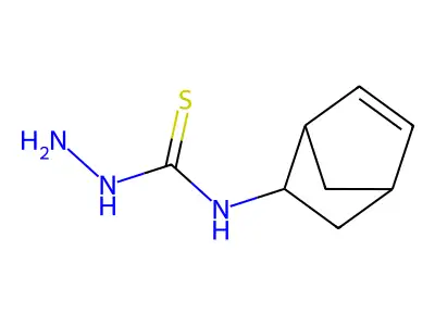 N1-bicyclo[2.2.1]hept-5-en-2-ylhydrazine-1-carbothioamide structure