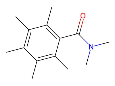七甲基苯甲酰胺 structure