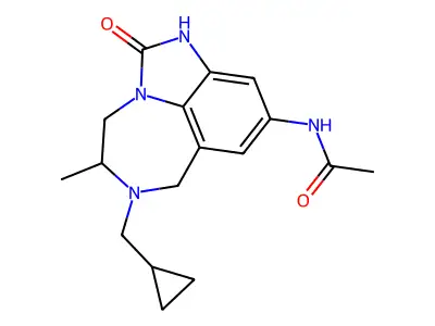 N-(cyclopropylmethyl-methyl-oxo-[?]yl)acetamide structure
