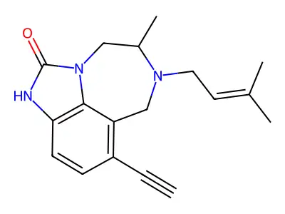 ethynyl-methyl-(3-methylbut-2-enyl)[?]one structure