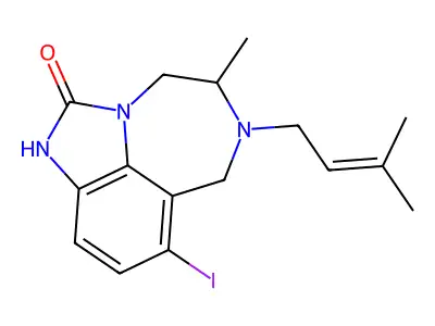 iodo-methyl-(3-methylbut-2-enyl)[?]one structure