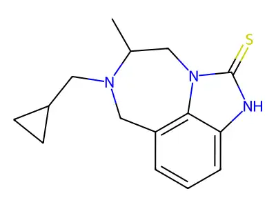 cyclopropylmethyl(methyl)[?]thione structure