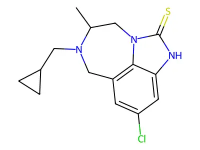 chloro-(cyclopropylmethyl)-methyl-[?]thione structure