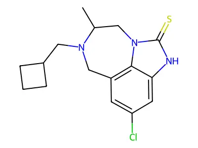 chloro-(cyclobutylmethyl)-methyl-[?]thione structure