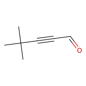 Pent-2-ynal, 4,4-dimethyl- structure