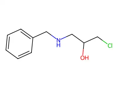 1-(Benzylamino)-3-chloropropan-2-ol hydrochloride structure