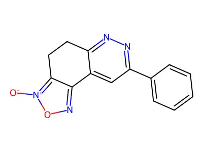 8-Phenyl-4,5-dihydro[1,2,5]oxadiazolo[3,4-f]cinnolin-3-ium-3-olate structure