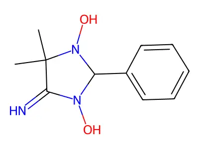 4-Amino-1-hydroxy-5,5-dimethyl-2-phenyl-2,5-dihydro-1h-imidazol-3-ium-3-olate structure