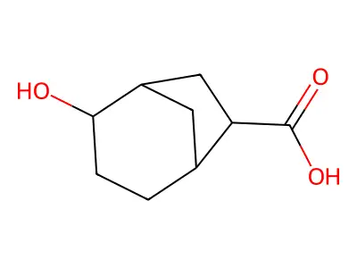 2-Hydroxybicyclo[3.2.1]octane-6-carboxylic acid structure