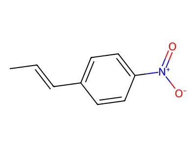 Benzene, 1-nitro-4-(1-propenyl)- structure
