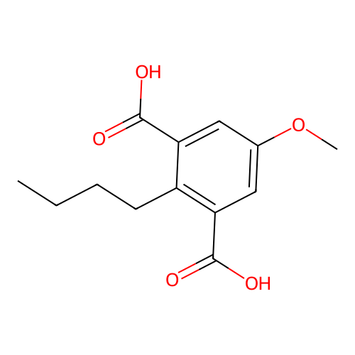2-Butyl-5-methoxyisophthalic acid structure
