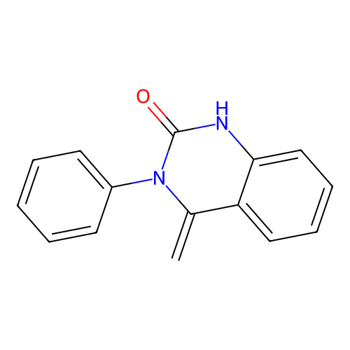 4-methylene-3-phenyl-3,4-dihydroquinazolin-2(1H)-one structure