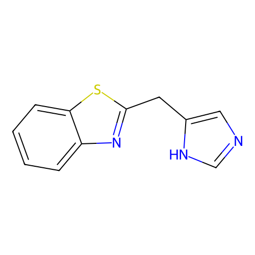 2-(1H-imidazol-5-ylmethyl)-1,3-benzothiazole structure