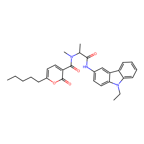 N-{1-[(9-Ethyl-9H-carbazol-3-yl)amino]-1-oxo-2-propanyl}-N-m structure