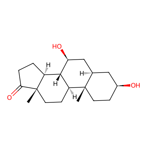 7-beta-Hydroxyepiandrosterone structure