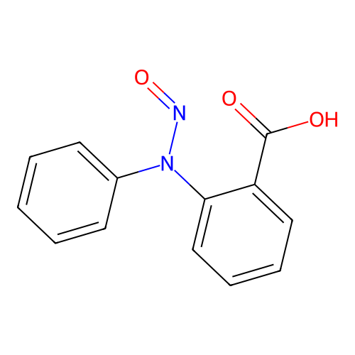 2-(Nitroso(phenyl)amino)benzoic acid structure