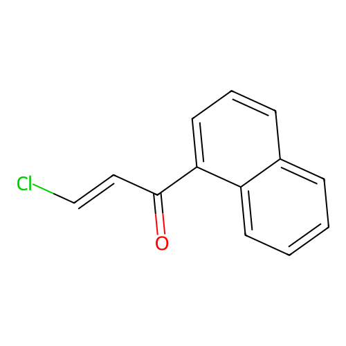 1',1'-Acrylonaphthone, 3-chloro- structure