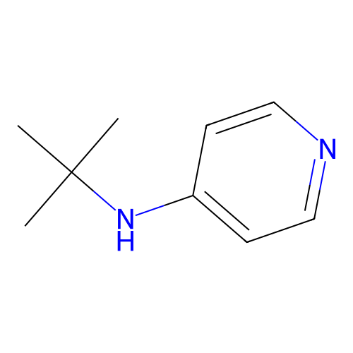 N-(tert-butyl)pyridin-4-amine structure