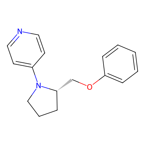 4-[(2S)-2-(phenoxymethyl)pyrrolidin-1-yl]pyridine structure