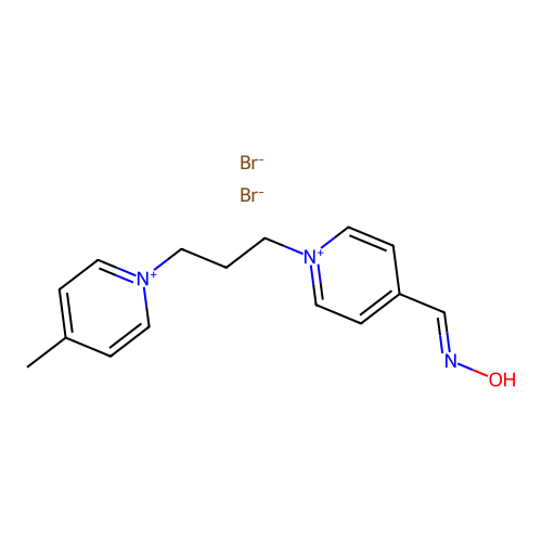 [1-[3-(4-methylpyridin-1-ium-1-yl)propyl]pyridin-4-ylidene]m structure
