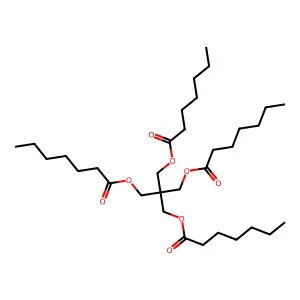 Pentaerythrityl tetraheptanoate structure