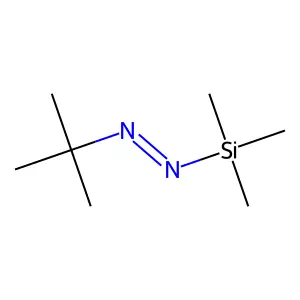 Diazene, (1,1-dimethylethyl)(trimethylsilyl)- structure