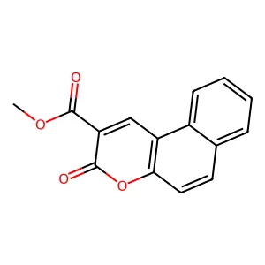 methyl 3-oxo-3H-benzo[f]chromene-2-carboxylate structure