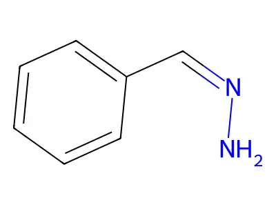 Benzaldehyde, hydrazone structure