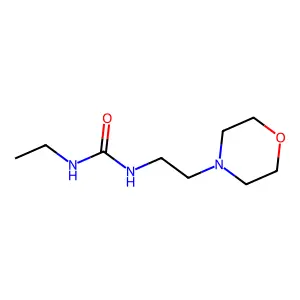 1-Ethyl-3-(2-morpholinoethyl)urea structure
