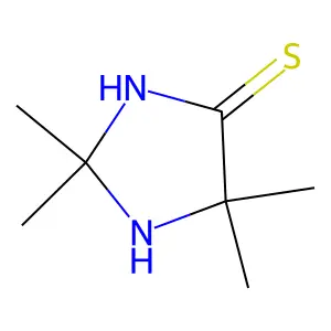 2,2,5,5-Tetramethyl-4-imidazolidinethione structure