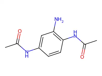 N,N'-(2-Amino-1,4-phenylene)diacetamide structure