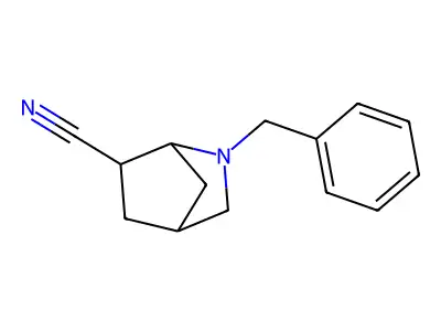 2-Benzyl-2-azabicyclo[2.2.1]heptane-6-carbonitrile structure