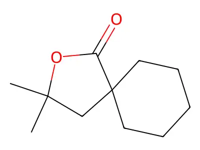 3,3-Dimethyl-2-oxaspiro[4.5]decan-1-one structure