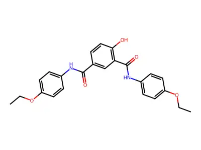 p-Isophthalophenetidide, 4-hydroxy- structure