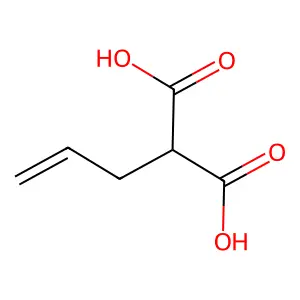 烯丙基丙二酸 structure