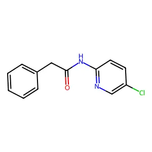 N-(5-chloropyridin-2-yl)-2-phenylacetamide structure