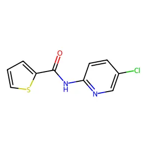 N-(5-chloropyridin-2-yl)thiophene-2-carboxamide structure