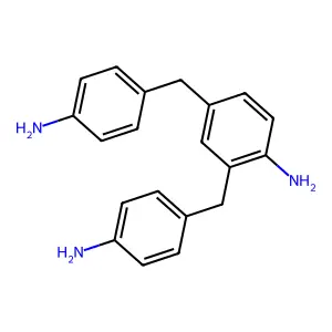 2,4-Bis(p-aminobenzyl)aniline structure