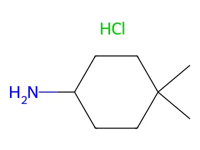 4,4-Dimethylcyclohexan-1-amine structure